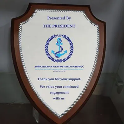 Round Corners Shield Award