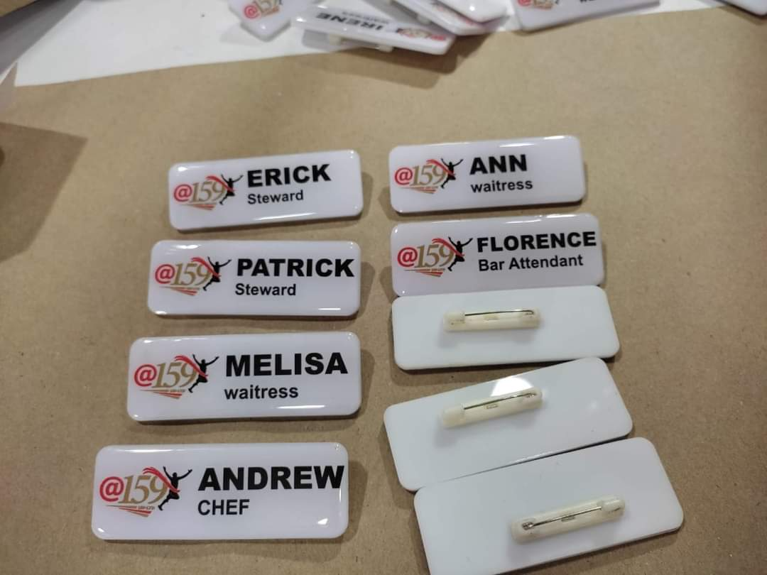 Round Corner Nametags