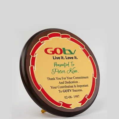 Patterned Circular Award