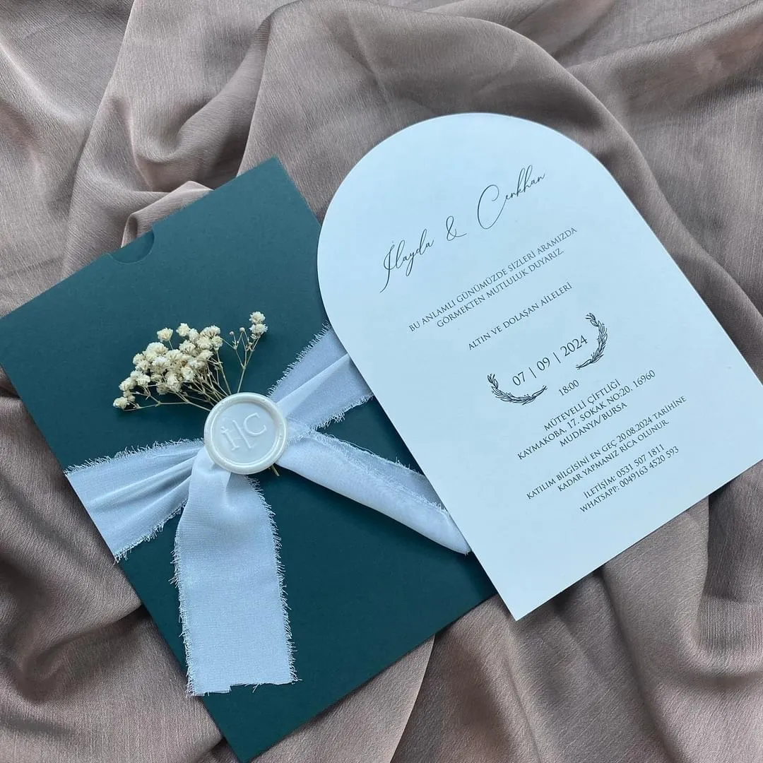 Floral Wedding Card