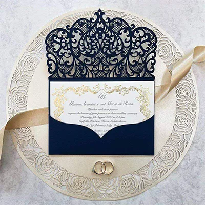 Queen Wedding Card