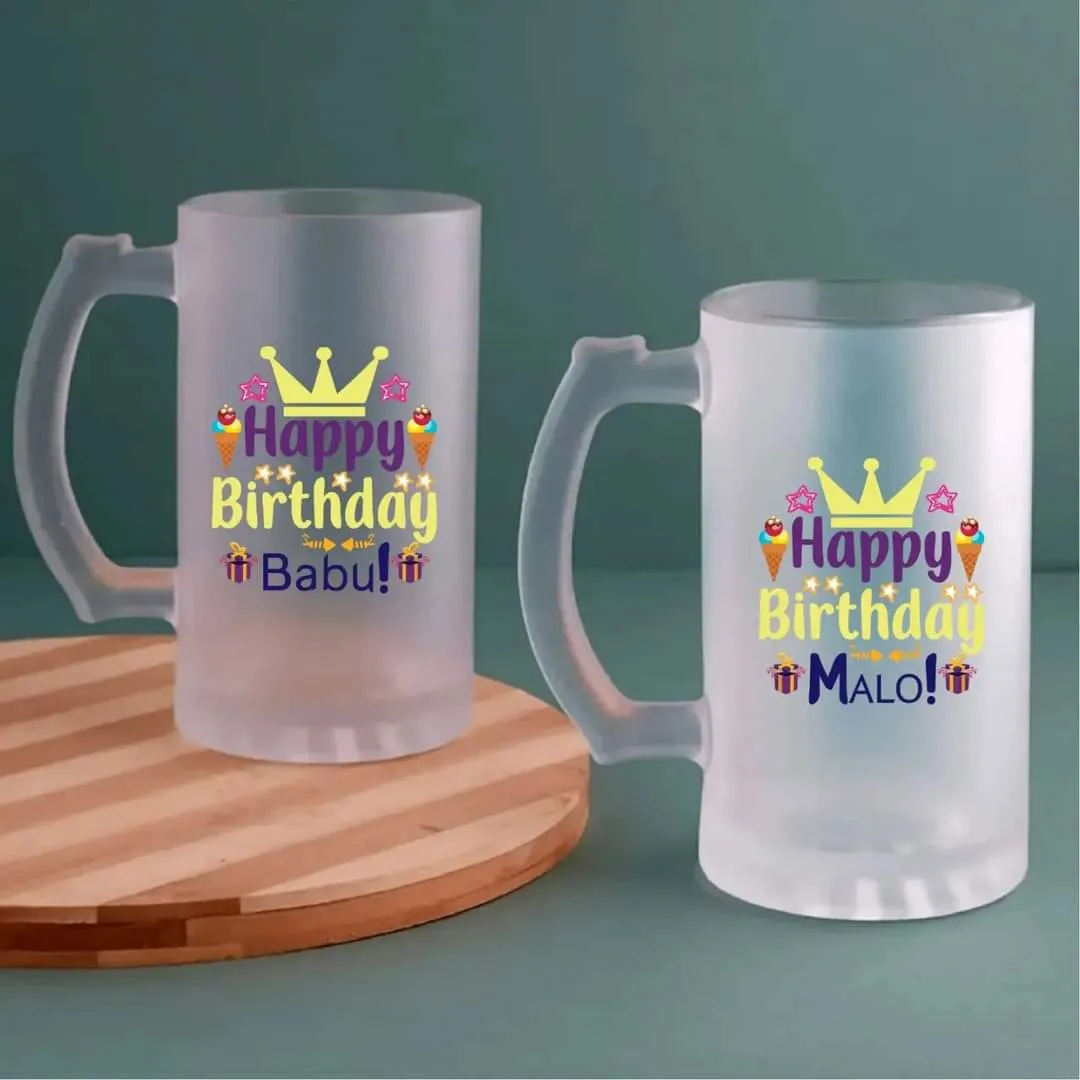 Colored Frost Mugs